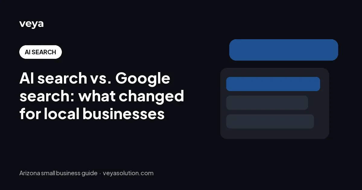 AI search vs. Google search: what changed for local businesses